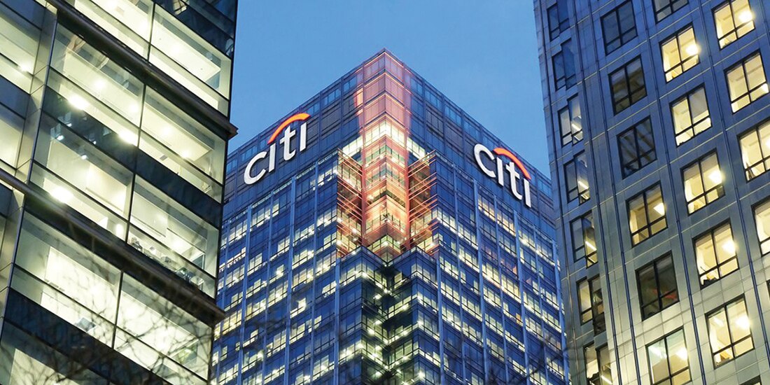 Oficinas corporativas del estadounidense Citigroup.