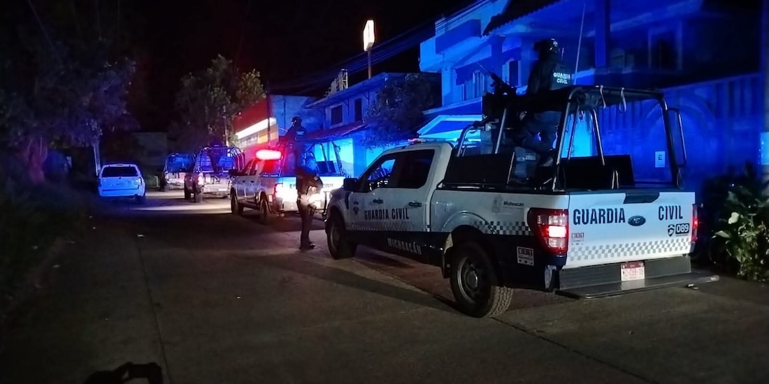 Balaceras en Uruapan dejan heridos y daños a negocios