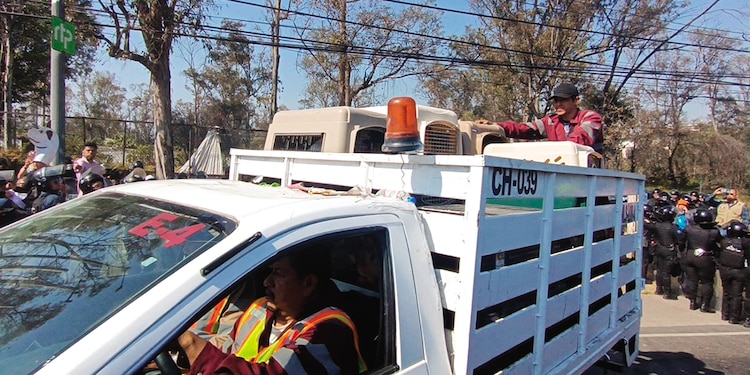 Trabajadores del Gobierno sacan en transportadoras a algunos ejemplares