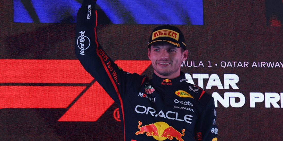 Max Verstappen fue el ganador del Gran Premio de Qatar.