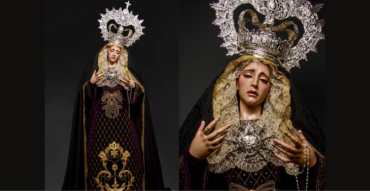 Escultura de la Virgen Dolorosa