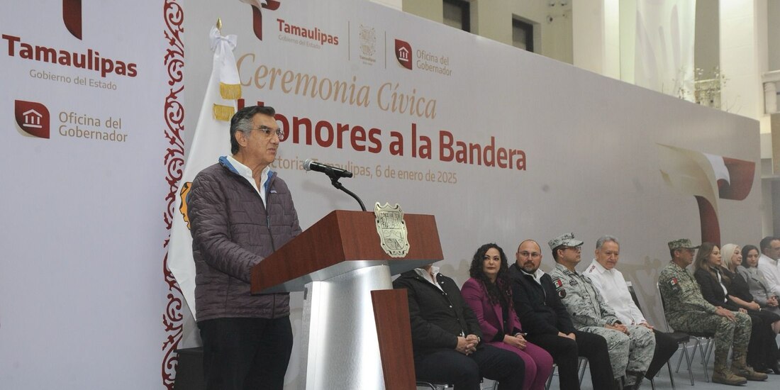 Américo Villarreal insta a servidores públicos a servir con ahínco y humildad para transformar Tamaulipas.