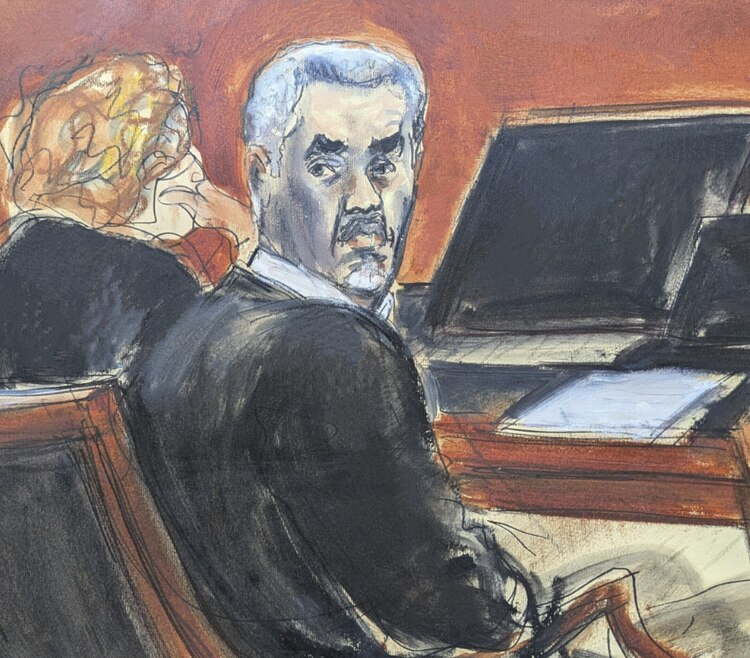 El rapero Sean Diddy Combs, en audiencia ante la corte el pasado 5 de mayo.