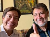Mario Delgado se reunió con gerardo Fernpandez Noroña