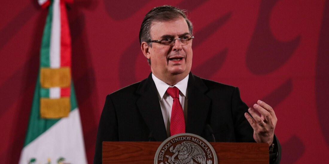 Marcelo Ebrard, secretario de Relaciones Exteriores, el 18 de noviembre de 2020.