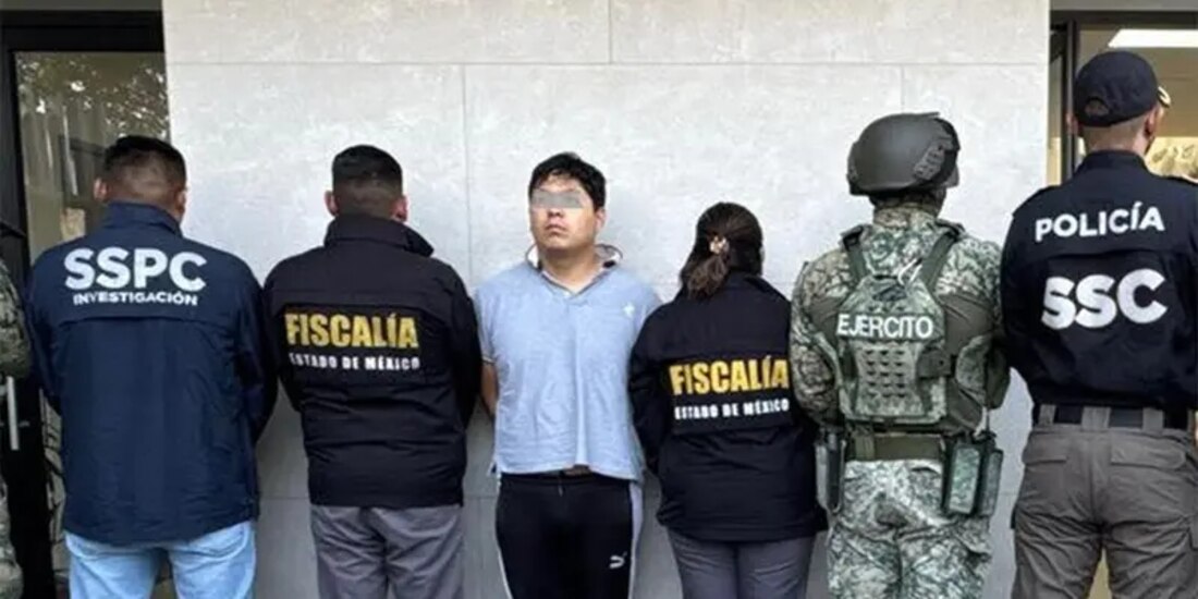Brando Salvador “N”, alias “Gastón”, fue capturado en San Francisco Coacalco.