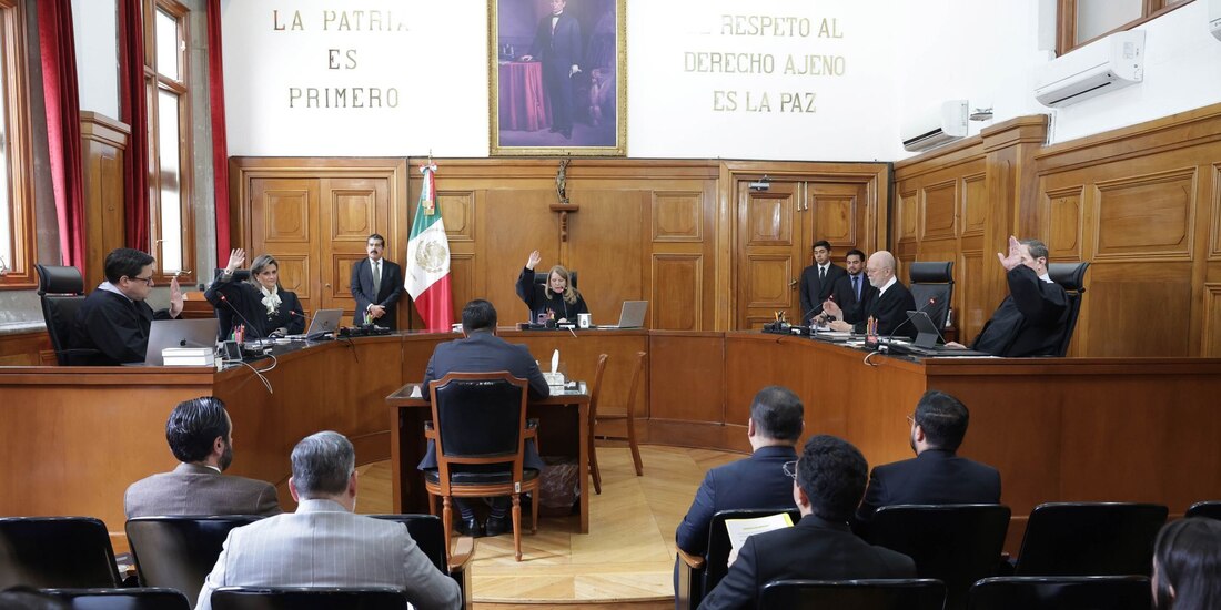 Primera Sala de la Corte, en una fotografía ilustrativa.