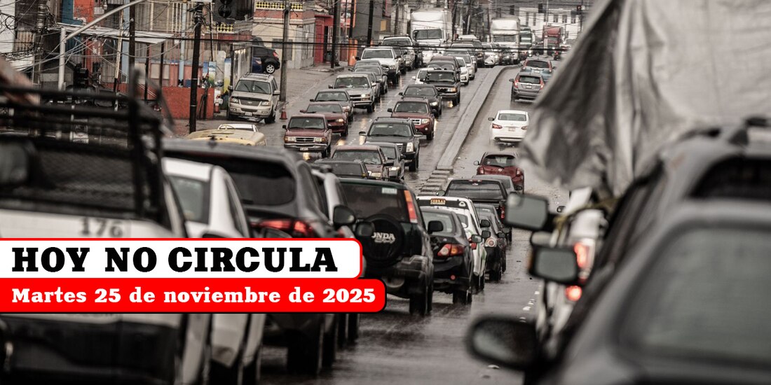 Revisa aquí cómo aplica el Hoy No Circula este martes 25 de noviembre en la Ciudad de México y el Estado de México.