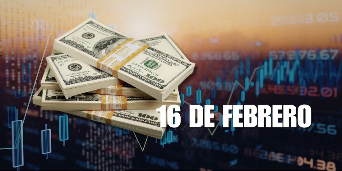 Este es el precio del dólar hoy, 16 de febrero.