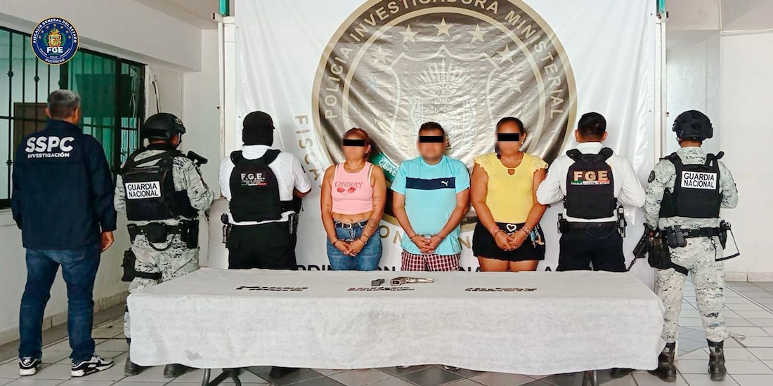 Tres personas fueron detenidas en Acapulco tras un operativo interinstitucional coordinado por la Fiscalía General del Estado, la Secretaría de la Defensa Nacional y otras autoridades.