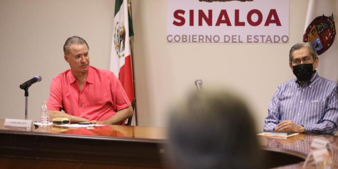 El gobernador de Sinaloa, Quirino Ordaz Coppel, el 10 de junio de 2020.
