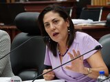 La consejera del INE, Claudia Zavala, el 11 de abril.