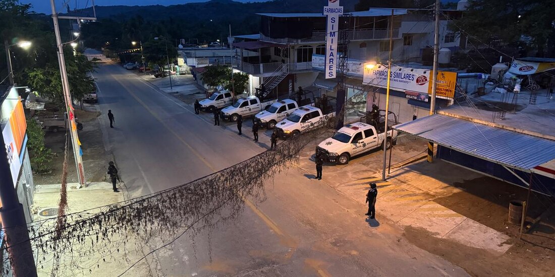 Fuerza policial en Guerrero.