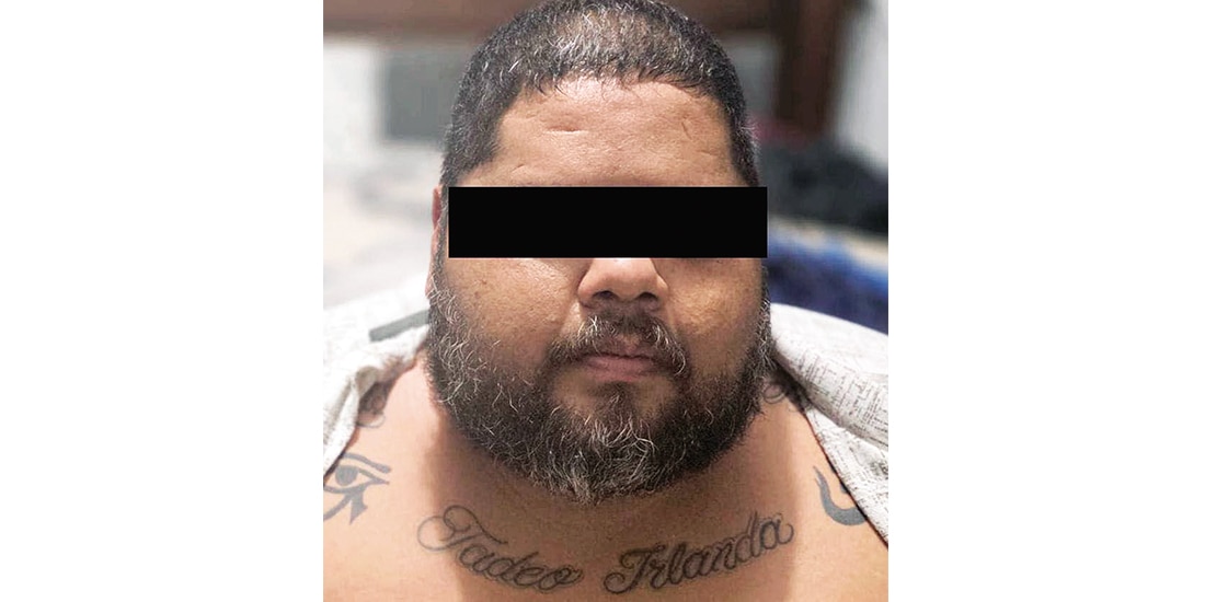 GERARDO “N”, alias El Congo, presentado ayer por las autoridades.