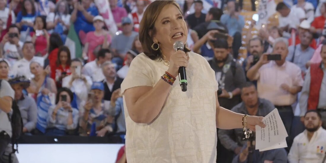 Xóchitl Gálvez este sábado en Jalisco.