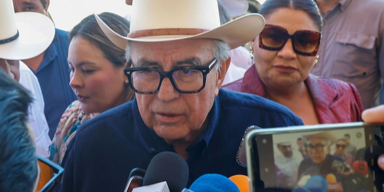 El gobernador de Sinaloa, Rubén Rocha Moya