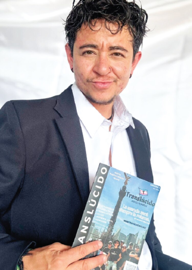 Neidan Macías, activista por los derechos de las personas transgénero y creador de la revista Translúcido, en imagen de archivo.