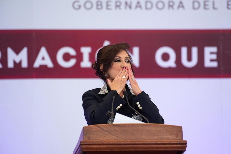 Lorena Cuéllar, gobernadora de Tlaxcala.