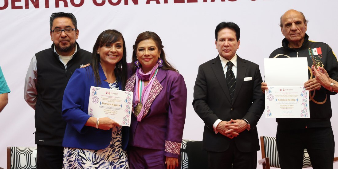 Clara Brugada reconoce a atletas olímpicos como embajadores de paz y orgullo nacional.