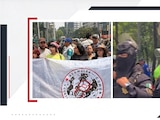 Familias buscadoras marchan nuevamente en CDMX, mismo día de partido México vs Inglaterra.