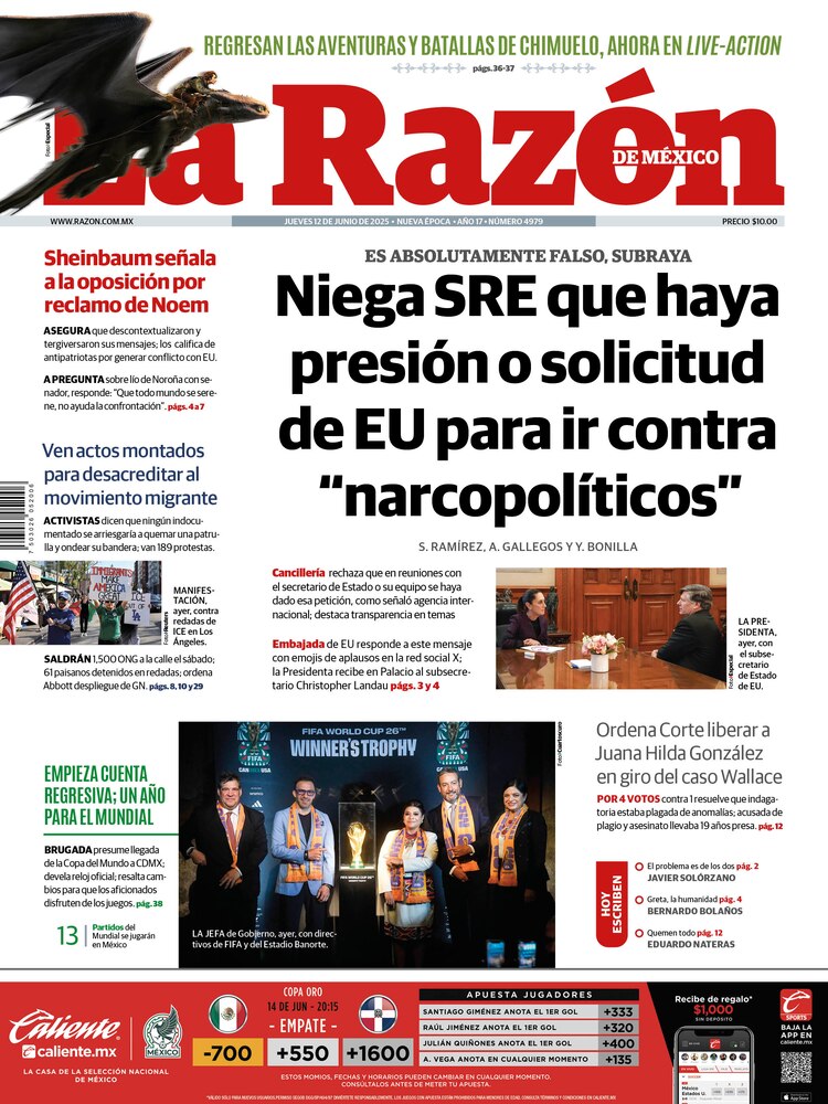 La Razón 12 Junio 2025