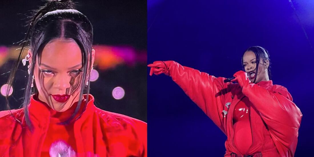 Rihanna apareció en el medio tiempo del Super Bowl 2023 embarazada