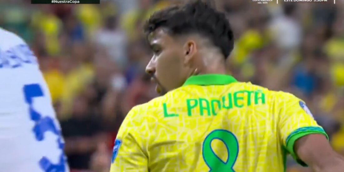 El brasileño Lucas Paquetá falló de manera increíble un penalti ante Paraguay en la Copa América 2024.