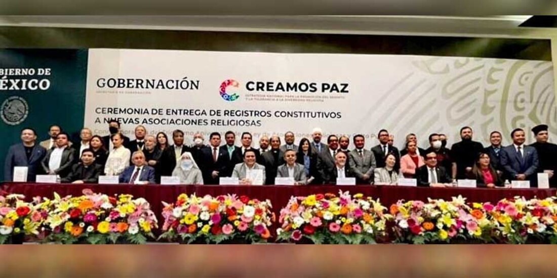 Convoca César Yáñez a asociaciones religiosas a mantener unidad en favor de la paz nacional. Afirma que la presente administración fortalece relación con religiones.
