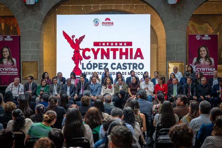 Cynthia López Castro recibe respaldo de líderes de Morena para elecciones 2027
