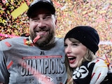 Travis Kelce y Taylor Swift en enero de 2025