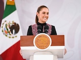 Claudia Sheinbaum, Presidenta de México, ofrece conferencia este martes, desde Palacio Nacional.