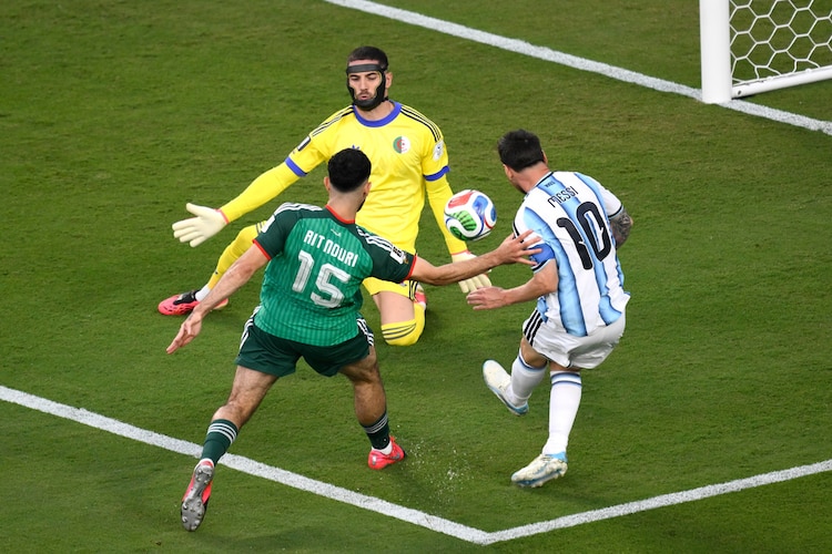 Luca Zidane en el partido de Argentina vs Argelia del Mundial 2026
