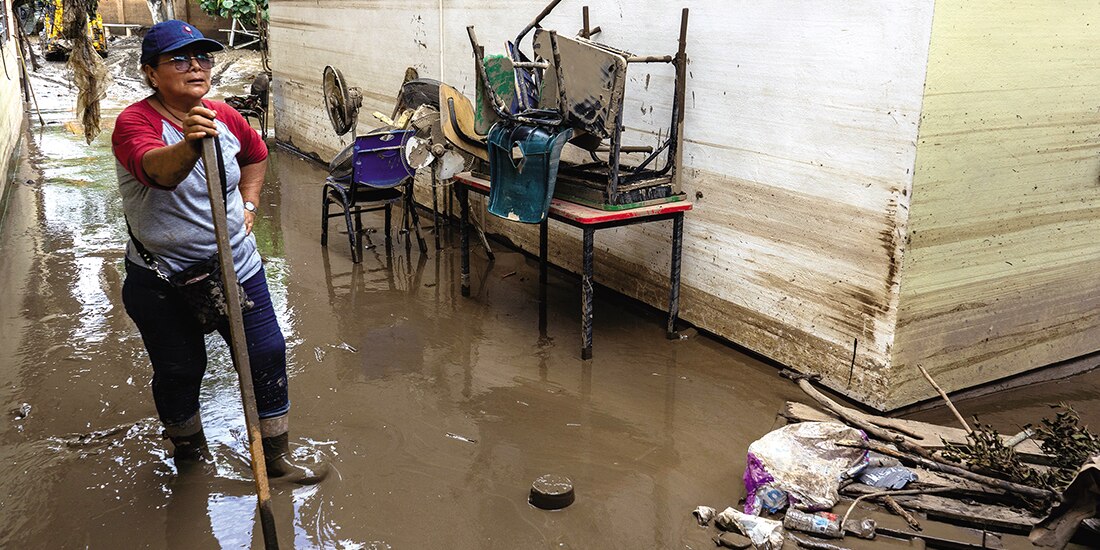 La profesora Laura Lidia Gaitán Rosales, ayer, en entrevista con La Razón.