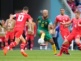 Una acción del partido Suiza vs Camerún, de la Fase de Grupos de la Copa del Mundo Qatar 2022