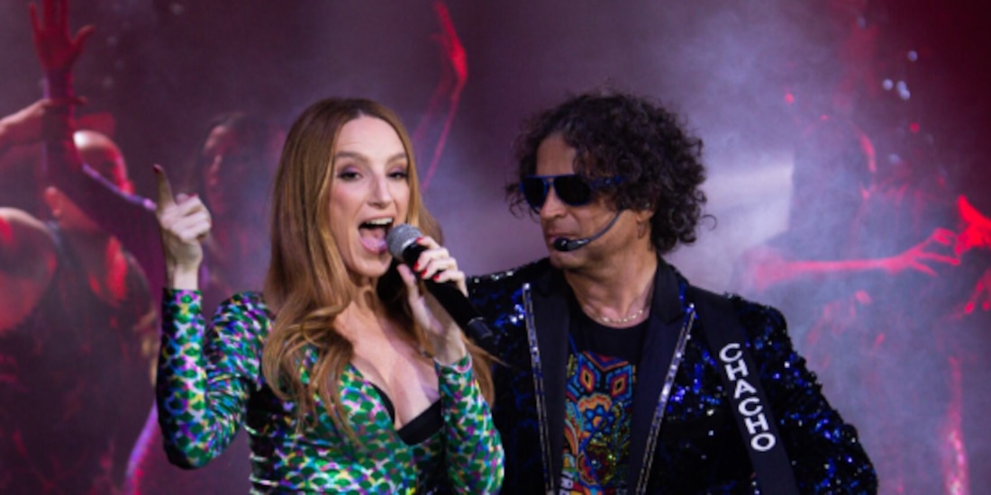 Chacho Gaytán, durante uno de los shows