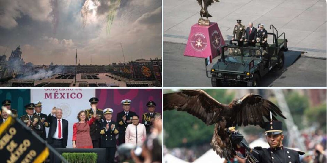 AMLO reconoce contribución de Fuerzas Armadas tras desfile militar