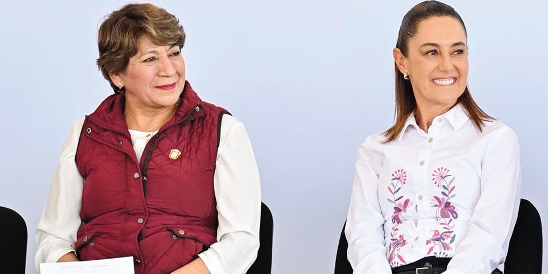 La gobernadora del Edomex y la Presidenta, en foto de archivo.