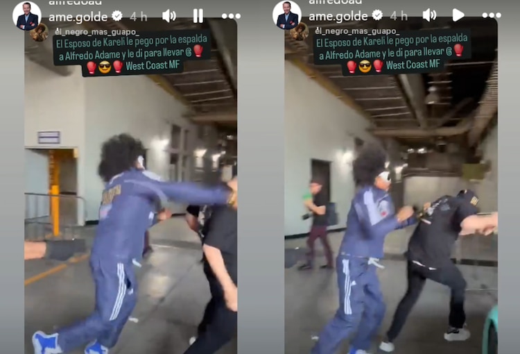 Acompañante de Adame golpea al esposo de Karely Ruiz