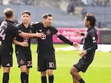 Leo Messi celebra con sus compañeros del Inter Miami el domingo pasado.