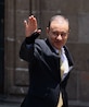 El gobernador de Sonora, Alfonso Durazo, a su llega a Palacio Nacional el 14 de mayo de 2026.