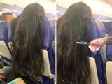 Mujer con cabello largo en avión desata molestia y "sugerencias"