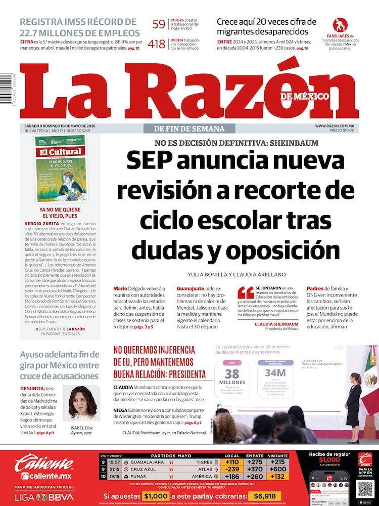 La Razón 09 Mayo 2026
