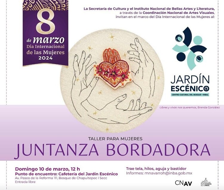 Taller para Mujeres: Juntanza Bordadora.