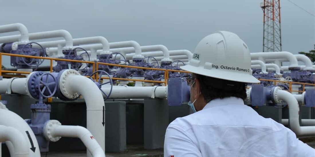 Trabajos en el campo Quesqui.