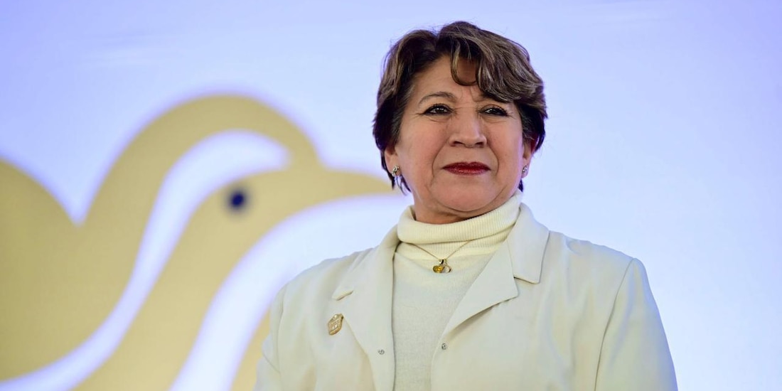 Delfina Gómez Álvarez, gobernadora del Estado de México.