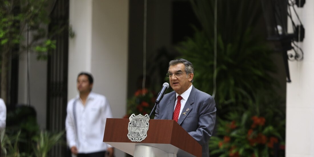 El Gobernador de Tamaulipas Américo Villarreal.