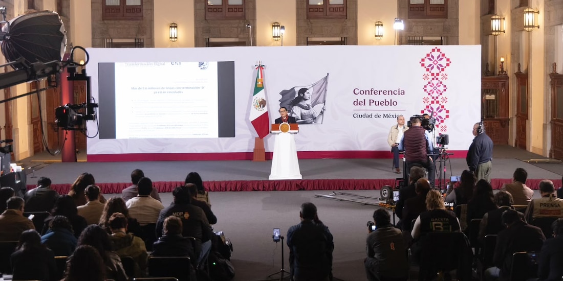 Conferencia este viernes en Palacio Nacional.