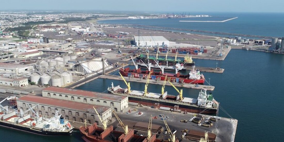 Vista panorámica del puerto de Veracruz, en imagen de archivo.