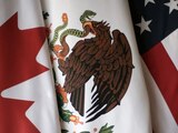Banderas de Cada, México y Estados Unidos.