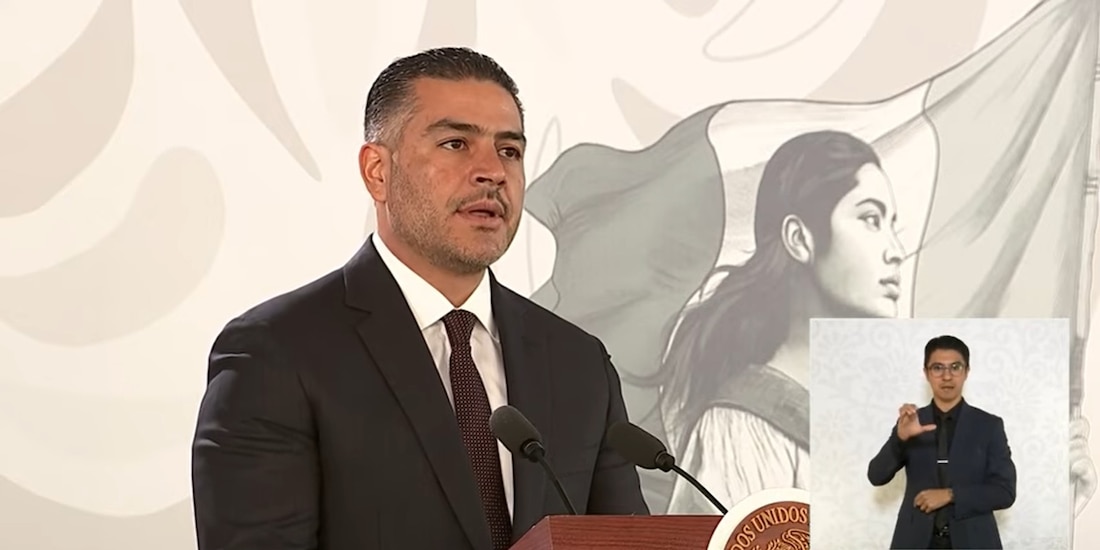 El titular de SSPC este viernes en conferencia de prensa.